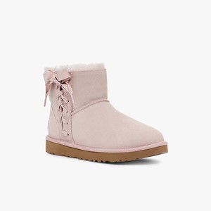 Ugg Classic Lace Mini Klassiska Stövlar Dam Rosa (451072CYO)